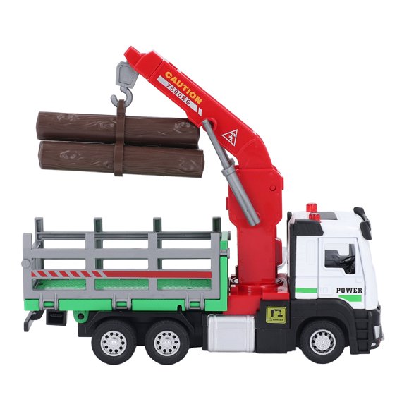 1:32 Timber Logging Truck,Semi Transport Tow Truck Hauler Playset for Kids