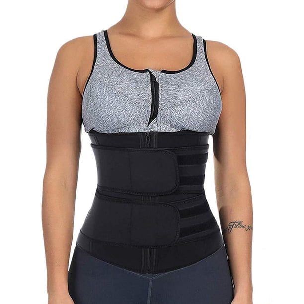 Entrenador De Cintura Para Mujer Body Shapers Slim Faja De Sudor Posparto (Negro 2Xl) Tmvgtek Mujer