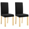 thumbnail image 2 of vidaXL Dining Chairs Side Chair with Solid Wood Legs for Home Kitchen Fabric, 2 of 190