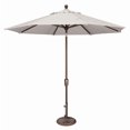thumbnail image 1 of Simply Shade Parapluie Inclinable à Bouton-Poussoir Octogone 108" en Bronze/naturel, 1 of 2