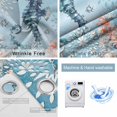 thumbnail image 6 of Blackout Curtains for Bedroom, Blue Coastal Seahorse Room Darkening Window Drapes for Living Room, Summer Beach Starfish Botanical Thermal Insulated Grommet Curtains, 52x45 inch, 2 Panels, 6 of 9
