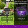 thumbnail image 3 of 2Pack Solar Bug Zapper Outdoor Solar Powered Mosquito Zapper Mosquito Lamp Fly Zapper Repellent Lighting Stake Landscape Fixture for Garden Patio Pathway Backyard Camping, 3 of 3