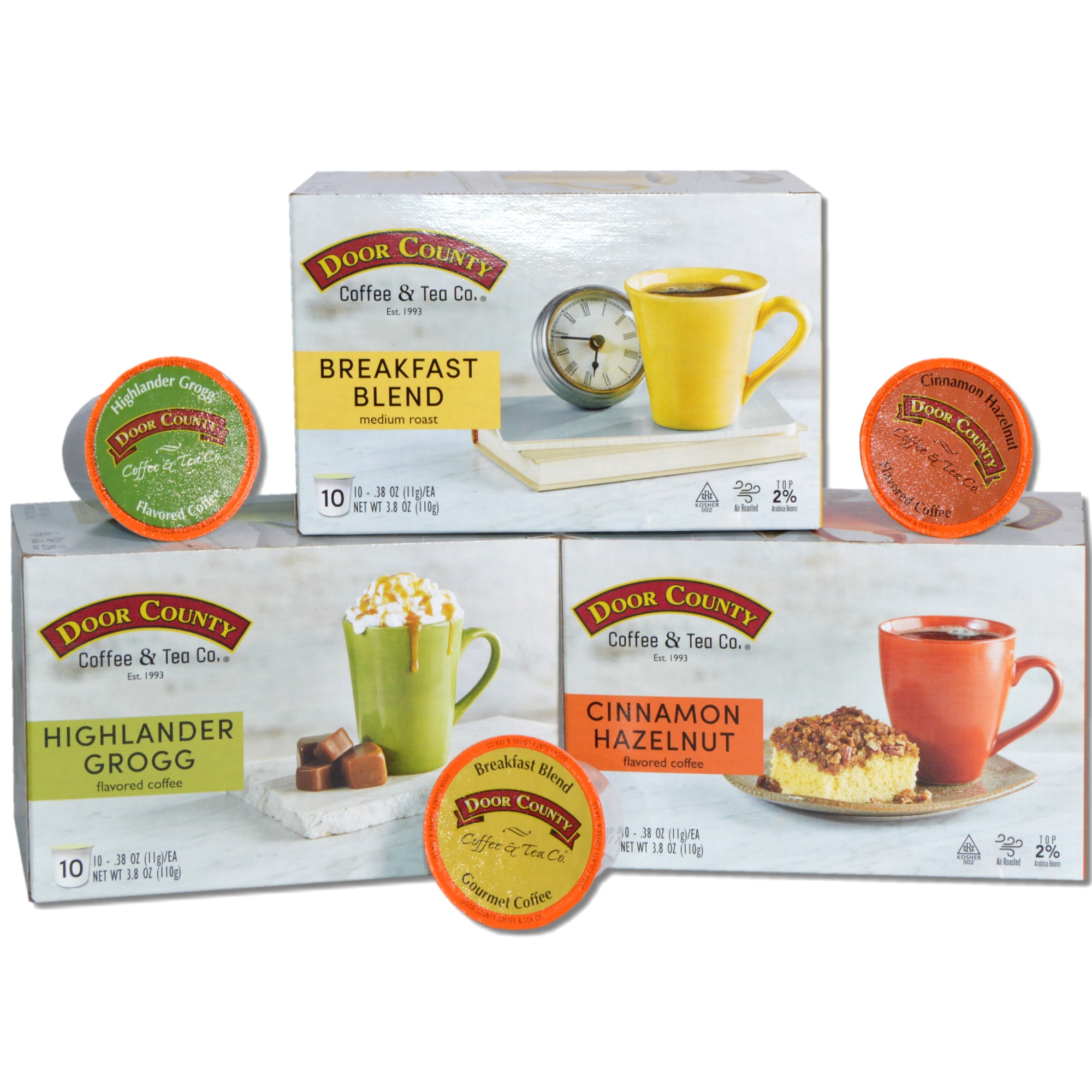 Door County Coffee Coffee Best Sellers Single Serve Coffee Variety Pack