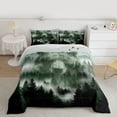 thumbnail image 2 of Feelyou Men Bear Animal Queen Comforter Set, Countryside Pine Tree Bedding Set, 3pcs, 2 of 8