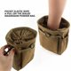 thumbnail image 3 of 1 pieza (color barro) Bolsa de escalada en roca Bolsillos perfectos para escalada en roca, gimnasia, bolsa de gimnasio, ajuste cruzado y levantamiento para sujetar de forma segura objetos de valor JM, 3 of 5