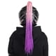 thumbnail image 2 of Peluca de casco con 12 trenzas, trenza para motocicleta, esquí, ciclismo, decoraciones para casco, trenzas, cola de caballo punk para mujer y niña, accesorio para casco, 2 of 4
