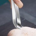 thumbnail image 5 of Food Grade 430 Stainless Steel Kitchen Tweezers, Slant Design, Anti-Rust, Fine Polishing, for Cooking Grasping Food, Easy to Clean, 5 of 6