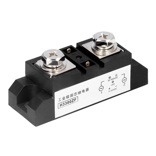 Industrial Solid State Relay 4 32VDC to 30 450VAC Industrial Grade SSR Aluminum Base Plate Enhanced DC Control Relay