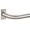 thumbnail image 3 of Vimayta Curtain Rods for Windows 28 to 48 Inches, 1 Inch Diameter Metal Wrap Around Window Curtain Rod with Brackets, Brushed Nickel, 3 of 4