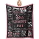 thumbnail image 1 of LHSHID Godmother Gifts Blanket Godmother Gifts from Godchild Gifts for Godmother Best Godmother Gifts Godmother Birthday Gifts from Godson Goddaughter God Mother Gifts for Women 30"x40", 1 of 6