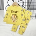 thumbnail image 1 of Pijamas de Navidad para niños y niñas de 1 a 10 años, ropa de dormir de manga larga con dibujos de dinosaurios, ropa de dormir para niños, pijamas de algodón para Otoño e Invierno, 1 of 4