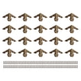 thumbnail image 1 of Cubierta de esquina, 20 protectores de esquinas de metal, protectores de esquinas para muebles, artesanía excepcional Jadeshay  A, 1 of 8