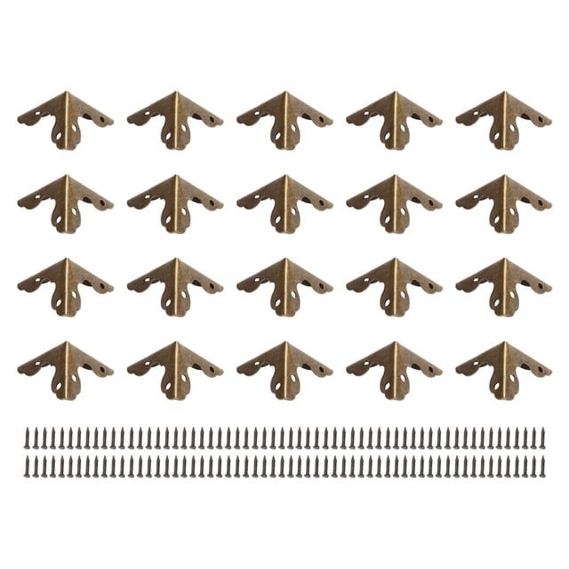 Cubierta de esquina, 20 protectores de esquinas de metal, protectores de esquinas para muebles, artesanía excepcional Jadeshay A