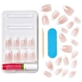 thumbnail image 2 of Kiss Classy Fake Nails Gel Nail Kit, 'Dashing', White & Nude 28.0 ea Pack of 3, 2 of 2