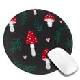 thumbnail image 2 of Disketp Amanita Mushroom Small Mouse Pad 7.9x7.9 Inches,Washable Round Mousepad For Office Laptop Computer,Non-Slip Rubber Base Mouse Pads For Wireless Mouse, 2 of 8