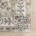 thumbnail image 5 of nuLOOM Teja SplashGuard Persian Medallion Machine Washable Area Rug, 6' x 9', Teja Peach, 5 of 11