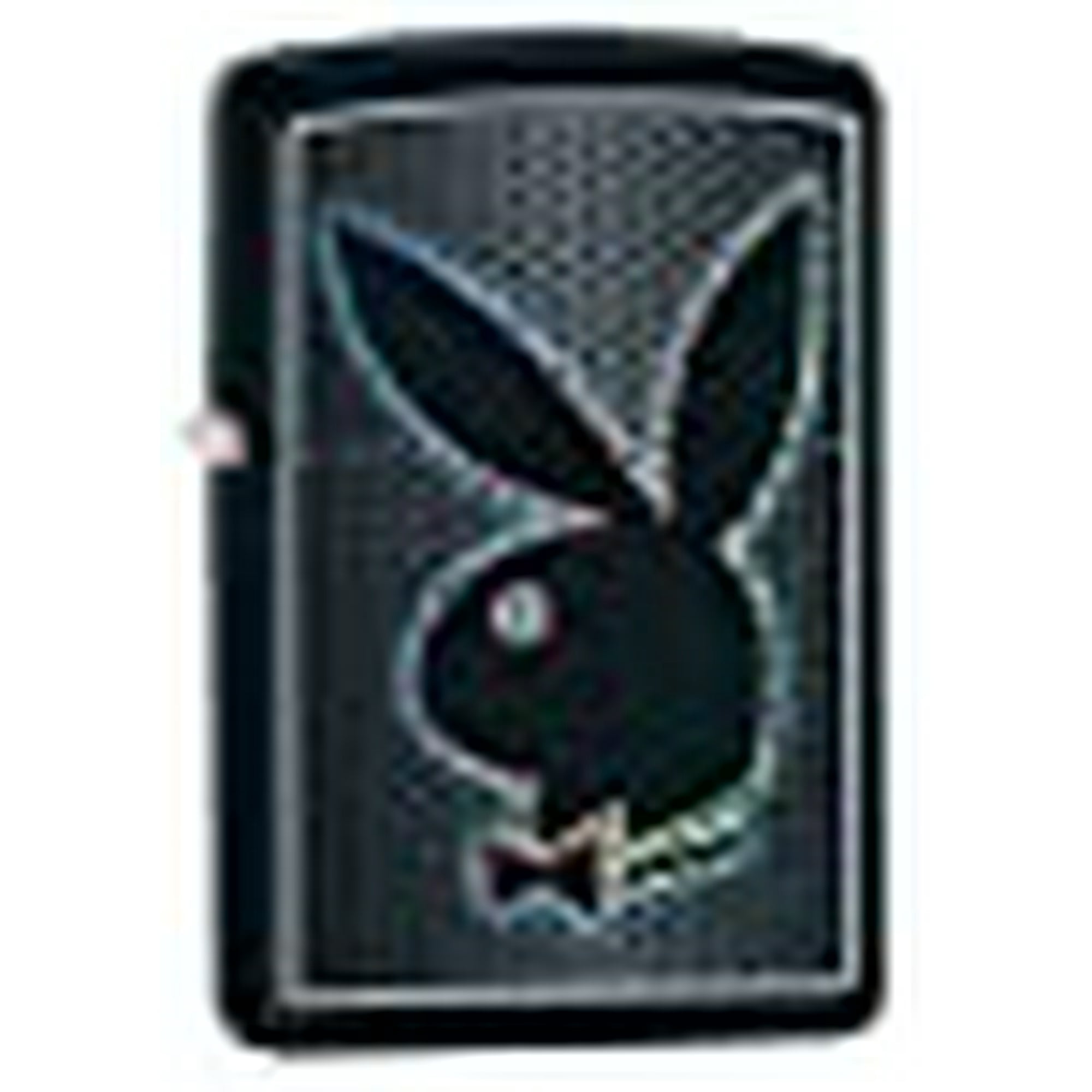 Accendino Zippo PlayBoy 49155 - Finitura Black Matte - Antivento, Ricaricabile, Made In USA - Garanzia 30 Anni - 2