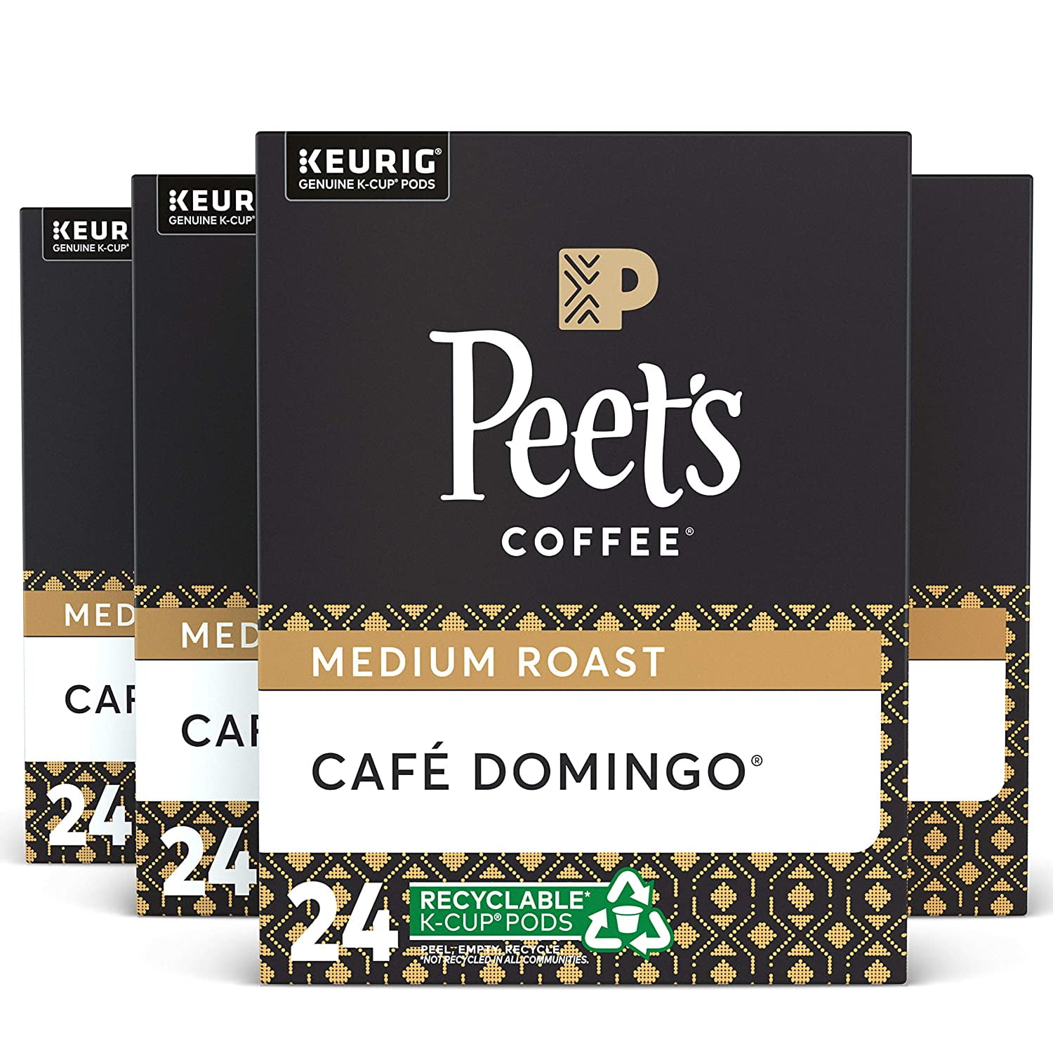 Peet's Coffee Café Domingo KCup Coffee Pods for Keurig Brewers, Medium