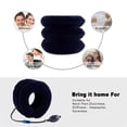 thumbnail image 4 of **Inflatable Neck Traction Device - Portable Cervical Support with Air Pump for Pain Relief, Posture Corrector & Relaxation, Home Office Travel Use, Adjustable Flannel Fleece Design**, 4 of 8