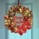 thumbnail image 2 of Ounissouiy Guirnalda de Navidad 40 cm Guirnalda de conos de pino de Navidad artificial con luces LED Adornos de Navidad para puerta delantera Regalo de Año Kits de decoración para fiestas No.2 Ounissouiy HA043969-02, 2 of 6