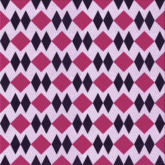 Ahgly Company Indoor Square Patterned Blossom Pink Area Rugs, 4' Square