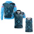 thumbnail image 4 of Ropa de entrenamiento NSW Blues 2024 Camiseta de rugby Sudadera con capucha Chaqueta Polo Camiseta sin mangas Camiseta de rugby Australia NSW Blues Camisetas de local y visitante, 4 of 5