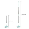 thumbnail image 2 of Hvmvliv Scalable and Rotatable Long Handle Cleaning Brush with Detachable Head for Ceiling Fans, Walls, and Corners - Stiff Bristles Scrub Grime from Grout Lines and Hard-to-Reach Areas White, 2 of 7