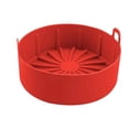 thumbnail image 1 of Olla para freidora de aire, cesta para freidora de aire de silicona, sartén antiadherente resistente al calor, cesta para hornear para el hogar Herramientas y accesorios para hornear Rojo S (16 CM) Inteprter HA002993-01, 1 of 1