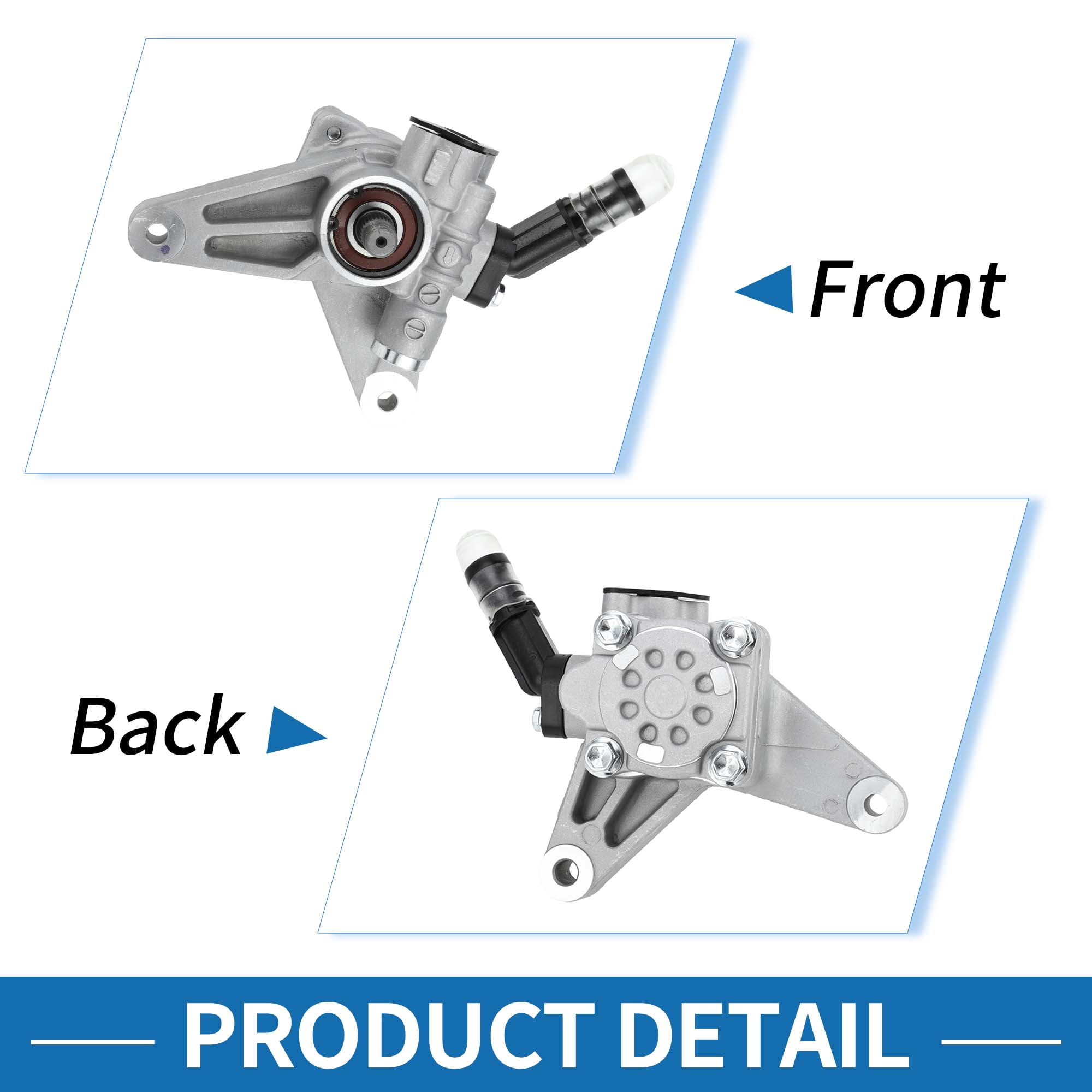 Power Steering Pump No.56110PVJA01 for Honda Accord 2008-2012 for Honda Odyssey 2005-2010 Consistent