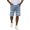 Blue, variant on Athletic Shorts for Men Summer Casual Shorts with Relaxed Fit Stretch Denim Style Shorts
