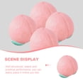 thumbnail image 3 of Amosfun Fruit Peach Decor Pink Wood 1Pcs for Home, 3 of 12