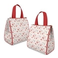 thumbnail image 2 of Mushroom Fairy Princess Pattern Insulated Lunch Bag for Women & Adults,Large Portable Soft Cooler Lunch Bag,Thermal Food Storage Tote with Pearl Cotton,8.66L,8.75x5.75x9.5 Inch, 2 of 6