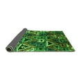 thumbnail image 2 of Ahgly Company Indoor Round Oriental Green Industrial Area Rugs, 4' Round, 2 of 4