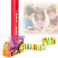 thumbnail image 1 of Pull Train Set Automatic Train Toy Set Kids Train Set With Sound And Light Educational Toys Game For Boys And Girls, 1 of 7
