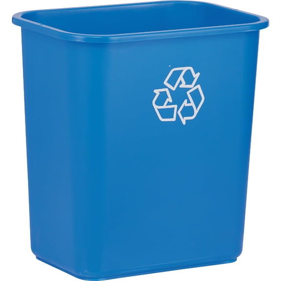 United Solutions Recycle Wastebasket WB0084 - 28 Qt, Blue - 1 Pack