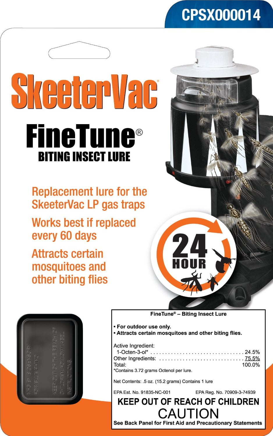 SkeeterVac Fine Tune Biting Insect Lure Replacement Bait Block