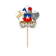 thumbnail image 1 of Chile National Emblem país Selección de pastelitos Star lable Flag en palillos de dientes, 1 of 3