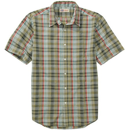 Big Men's Madras Plaid Shirt