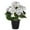 White, variant on Gnwei 10" Artificial Plants Indoor Home Decor, Fake Potted Silk Plants for Shelves Living Room Decorative, Small Artificial Office Desk Plants in Pots, Decorative Potted Artificial Flowers