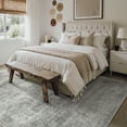 thumbnail image 3 of KUETH 5'x7' Area Rugs for Living Room, Non Slip Machine Washable Vintage Indoor Rug, Low Pile Chenille Print Rug for Bedroom Dining Room Home Office, 3 of 8