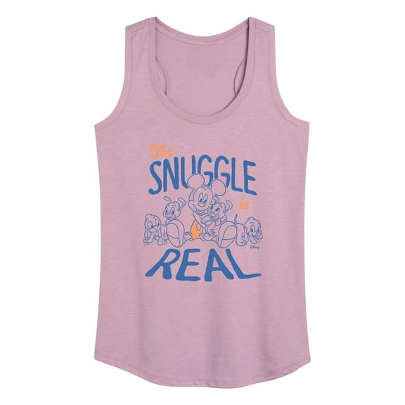 Disney - Mickey Mouse - The Snuggle Is Real - Women's Racerback Tank Top