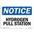 thumbnail image 1 of SignMission OS-NS-A-1218-L-13577 12 x 18 in. OSHA Notice Sign - Hydrogen Pull Station, 1 of 1