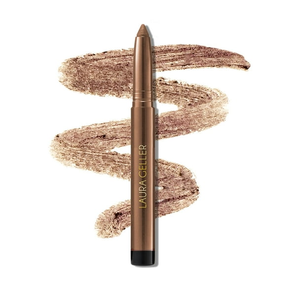 LAURA GELLER NEW YORK Kajal Longwear Kohl Eyeliner Pencil with Caffeine, Smooth & Blendable Makeup, Rose Gold