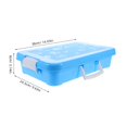 thumbnail image 2 of LOVEVER Bac Sensoriel avec Couvercle Trousse d'Instruments Accessoires Buse Tout-Petit Enfant Bleu, 2 of 8