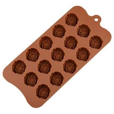 

Flower Rose Silicone Mould Cake Decorating Chocolate W9C5 Mold Baking K4T9 S9O2