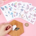 thumbnail image 3 of 12 Sheets 12 Style Glitter Butterfly Temporary Tattoos Removable Body Stickers Paper Waterproof Colorful Butterflies Wings Suit for Women Girls Face Eye Makeup Festival Party Favors Gifts Paper, 3 of 8