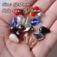 thumbnail image 6 of U8MO Teardrop 5x3 7x5 12x8 15x10 18x12mm Faceted Crystal Glass Loose Crafts Beads lot-15x10mm(20pcs)-Metal Colorized, 6 of 8
