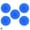 Blue, variant on Table Air Hockey Pucks - 2.5 Inch Diameter, High-Quality Construction, Smooth Surface, and Designed for Speed