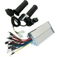 thumbnail image 2 of LCD Throttle Handlebar and Brushless Controller for 36V48V 500W Ebikes, 2 of 8