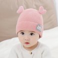thumbnail image 2 of Baby Winter Hat Kids Windproof Thick Warm Ski Beanie Girls Hood Knitted Cycling Thermal Earflap Adjustable Hat Toddler Boys Animal Soft Scarf Caps, 2 of 4